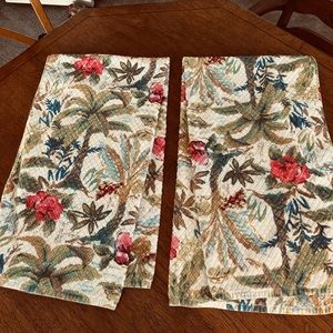 Panama Jack Bath Towels Beach Design 49”x26” waffle pattern lot of 2